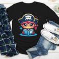 Adorable Book Lover Pirate With Reading Glasses Cute Youth Long Sleeve Tee Adorable Book Lover Pirate With Reading Glasses Cute Youth Long Sleeve Tee