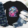 Adorable Book Lover Robot With Reading Glasses Cute Youth Long Sleeve Tee