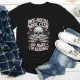 Anti-Social Book Club Go Away Im Reading Youth Long Sleeve Tee