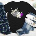 Asexual Book Lover LGBT Reading Pride Ace Flag Daisy Youth Long Sleeve Tee