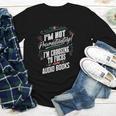 Audiobook Lover I’m Not Procrastinating Book Humor Youth Long Sleeve Tee