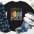 Awesome Like My Daughter Books Floral Proud Mom Women Youth Long Sleeve Tee Awesome Like My Daughter Books Floral Proud Mom Women Youth Long Sleeve Tee