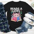 Axolotl Books Readsalotl Reading Bookworm Boys Girls Youth Long Sleeve Tee Axolotl Books Readsalotl Reading Bookworm Boys Girls Youth Long Sleeve Tee
