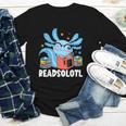 Axolotl Read Book Kawaii Reading Books For Men Women Youth Long Sleeve Tee