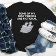 Some Of My Best Friends Are Fictional Book Lover Nerd Youth Long Sleeve Tee