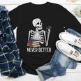 Never Better Skeleton Read Reading Book Librarian Men Women Youth Long Sleeve Tee Never Better Skeleton Read Reading Book Librarian Men Women Youth Long Sleeve Tee