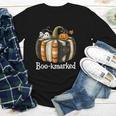 Boo-Kmarked Fall Pumpkin Books Halloween Teacher Teaching Youth Long Sleeve Tee Boo-Kmarked Fall Pumpkin Books Halloween Teacher Teaching Youth Long Sleeve Tee