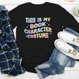 This Is My Book Character Costume Book Lover Groovy Youth Long Sleeve Tee