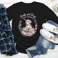 Book And Dog Lover Reading Humor Librarian Youth Long Sleeve Tee