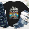 Im a Book Dragon Not a Worm Dragon Youth Long Sleeve Tee