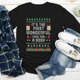 Book Lover Christmas Reader Ugly Sweater Tee Xmas New Year Youth Long Sleeve Tee Book Lover Christmas Reader Ugly Sweater Tee Xmas New Year Youth Long Sleeve Tee