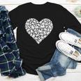 Book Lover Heart Shape Reading Librarian Library Teacher Youth Long Sleeve Tee