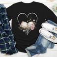 Book Lover Heart Shaped Reading Art Librarian Youth Long Sleeve Tee
