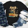 Book Lover Koala Reading Bookish Library Read Books Be Kind Youth Long Sleeve Tee