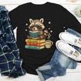 Book Lover Racoon Reading Bookish Library Read Books Be Kind Youth Long Sleeve Tee