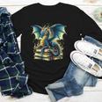 Book Lover Reading Fantasy Dragon Youth Long Sleeve Tee Book Lover Reading Fantasy Dragon Youth Long Sleeve Tee