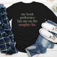 My Book Preference Has Me On The Naughty List Youth Long Sleeve Tee