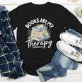Book Are My Therapy Aesthetic Bookish Reading Youth Long Sleeve Tee