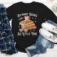 Book Reading Kafee Librarian Vele Books And Little Time Youth Long Sleeve Tee