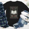 Book Reading Ugly Christmas Youth Long Sleeve Tee