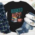 Booked And Busy Cool Coffee Reading Relaxing Books Youth Long Sleeve Tee Booked And Busy Cool Coffee Reading Relaxing Books Youth Long Sleeve Tee