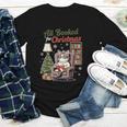 All Booked For Christmas Cute Bookish Cat Lover Youth Long Sleeve Tee All Booked For Christmas Cute Bookish Cat Lover Youth Long Sleeve Tee