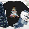 All Booked For Christmas Teacher Reading Student Bookworm Youth Long Sleeve Tee