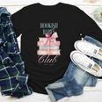 Bookish Babes Club Cute Pink Book Stack With Bow Youth Long Sleeve Tee Bookish Babes Club Cute Pink Book Stack With Bow Youth Long Sleeve Tee