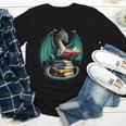 Books Dragon Reading Book Lover Youth Long Sleeve Tee