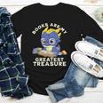 Books Are My Greatest Treasure Kawaii Dragon Reading Books Youth Long Sleeve Tee