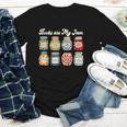 Books Are My Jam Shirt Book Lover Reader Reading Teacher Youth Long Sleeve Tee
