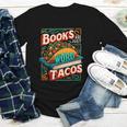 Books Are Just Word Tacos Shirt Book Shirts Reader Youth Long Sleeve Tee