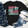 Books Are My Love Language Book Lover Reading Youth Long Sleeve Tee Books Are My Love Language Book Lover Reading Youth Long Sleeve Tee
