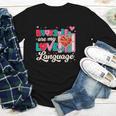 Books Are My Love Language Youth Long Sleeve Tee Books Are My Love Language Youth Long Sleeve Tee