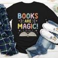 Books Are Magic Whimsical Retro Bookworm Youth Long Sleeve Tee