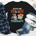 BOOKS AND MAINE COONS ARE MY THERAPY Main Coon Youth Long Sleeve Tee