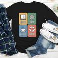 Books Yarn Coffee Repeat Crocheting Youth Long Sleeve Tee Books Yarn Coffee Repeat Crocheting Youth Long Sleeve Tee