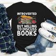 Bookworm Art For Men Women Book Reading Lover Bookish Youth Long Sleeve Tee