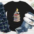 Bookworm Cockatiel Bird Reading Books Drinking Coffee Lover Youth Long Sleeve Tee