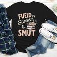 Bookworm Fueled By Sarcasm And Smut Book Reading Youth Long Sleeve Tee