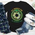 Bookworm Irish All Booked For St Patrick's Day Book Lover Youth Long Sleeve Tee
