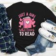 Bookworm Just A Girl Who Loves To Read Youth Long Sleeve Tee