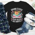 Bookworm Tees Drink Coffee Read Books Be Happy Youth Long Sleeve Tee