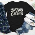 Born To Read Books Forced To Read Emails Bookish Bookworm Youth Long Sleeve Tee