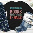 Born To Read Books Forced To Read Emails Reading Bookish Youth Long Sleeve Tee Born To Read Books Forced To Read Emails Reading Bookish Youth Long Sleeve Tee