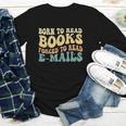 Born To Read Books Forced To Read Emails Reading Books Dad Youth Long Sleeve Tee Born To Read Books Forced To Read Emails Reading Books Dad Youth Long Sleeve Tee