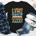 Borrow Books A Library A Day Keeps The Boredom Away Reading Youth Long Sleeve Tee