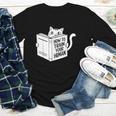 Cat Book Humor How To Train Your Human Youth Long Sleeve Tee