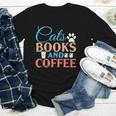 Cats Books And Coffee Youth Long Sleeve Tee