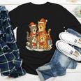 Cats Reading Books Christmas Tree Youth Long Sleeve Tee